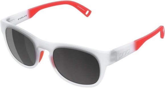 Sport Glasses POC Evolve Transparant Crystal/Fluo Orange/Clarity POCito Sunny Grey - 1