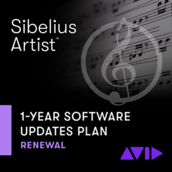 Päivitykset AVID Sibelius 1Y Updates+Support (Renewal) (Digitaalinen tuote) - 1