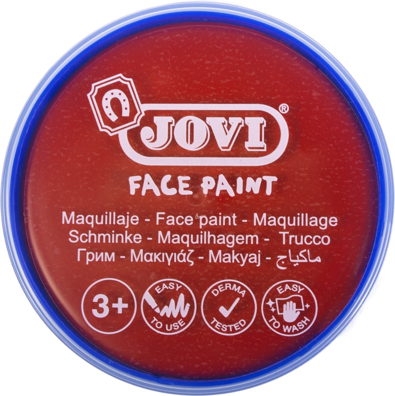 Peinture pour le visage Jovi 17105 Peinture de visage Red 8 ml 1 pc