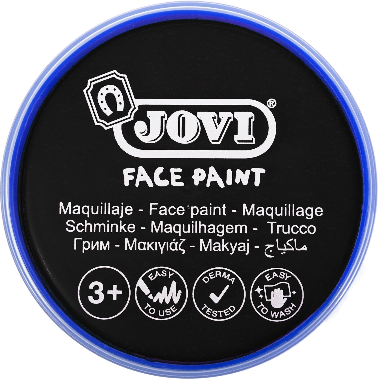 Peinture pour le visage Jovi Peinture pour le visage Black 8 ml