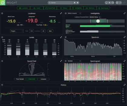 Software Plug-In FX-processor iZotope Insight 2 Crossgrade from RX Loudness Control (Digitalt produkt) - 1