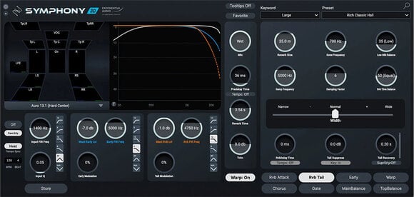Studio software plug-in effect iZotope Symphony 3D: CRG fr. any Exponential Audio product (Digitaal product) - 1