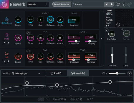 Software Plug-In FX-processor iZotope Neoverb: crossgrade from any iZotope product (Digitalt produkt) - 1
