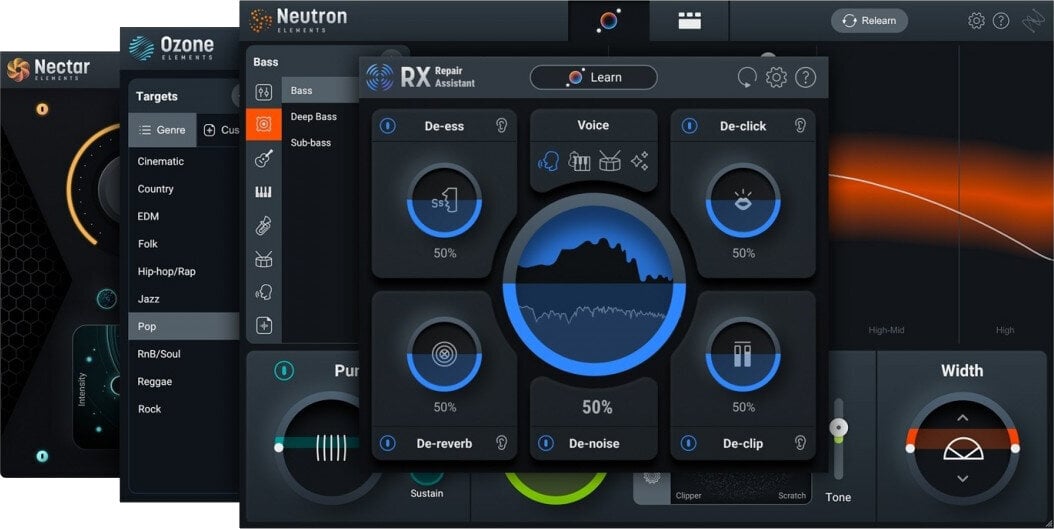 Studio software plug-in effect iZotope Elements Suite (v8): CRG from any paid iZo product (Digitaal product)
