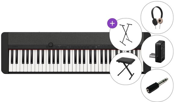 Keyboard met aanslaggevoeligheid Casio CT-S1 Black SET - 1