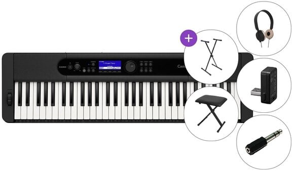 Keyboard s dynamikou Casio CT-S400 SET - 1