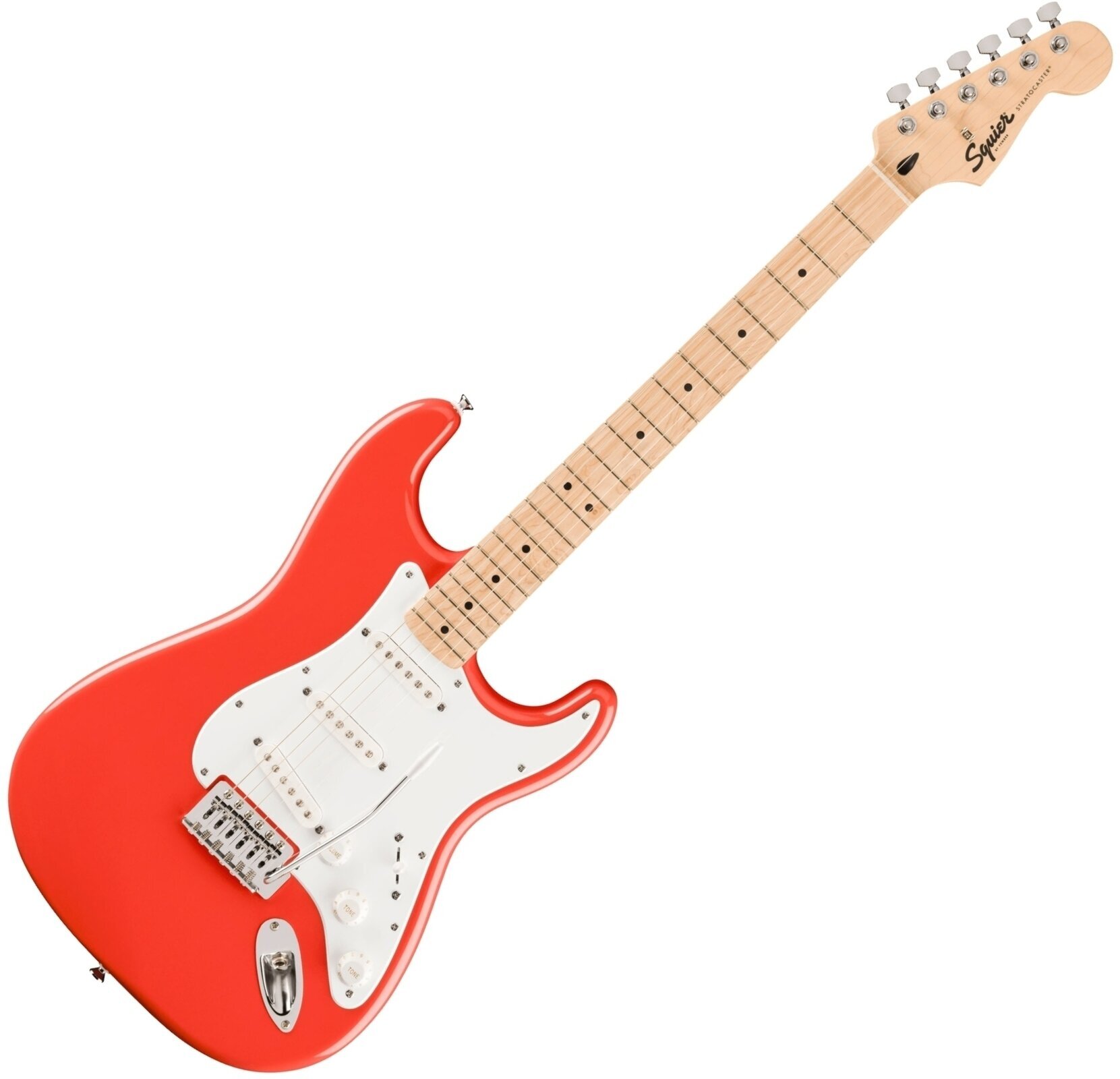 Electric guitar Fender Squier FSR Limited Edition Sonic Stratocaster Fiesta Red Electric guitar