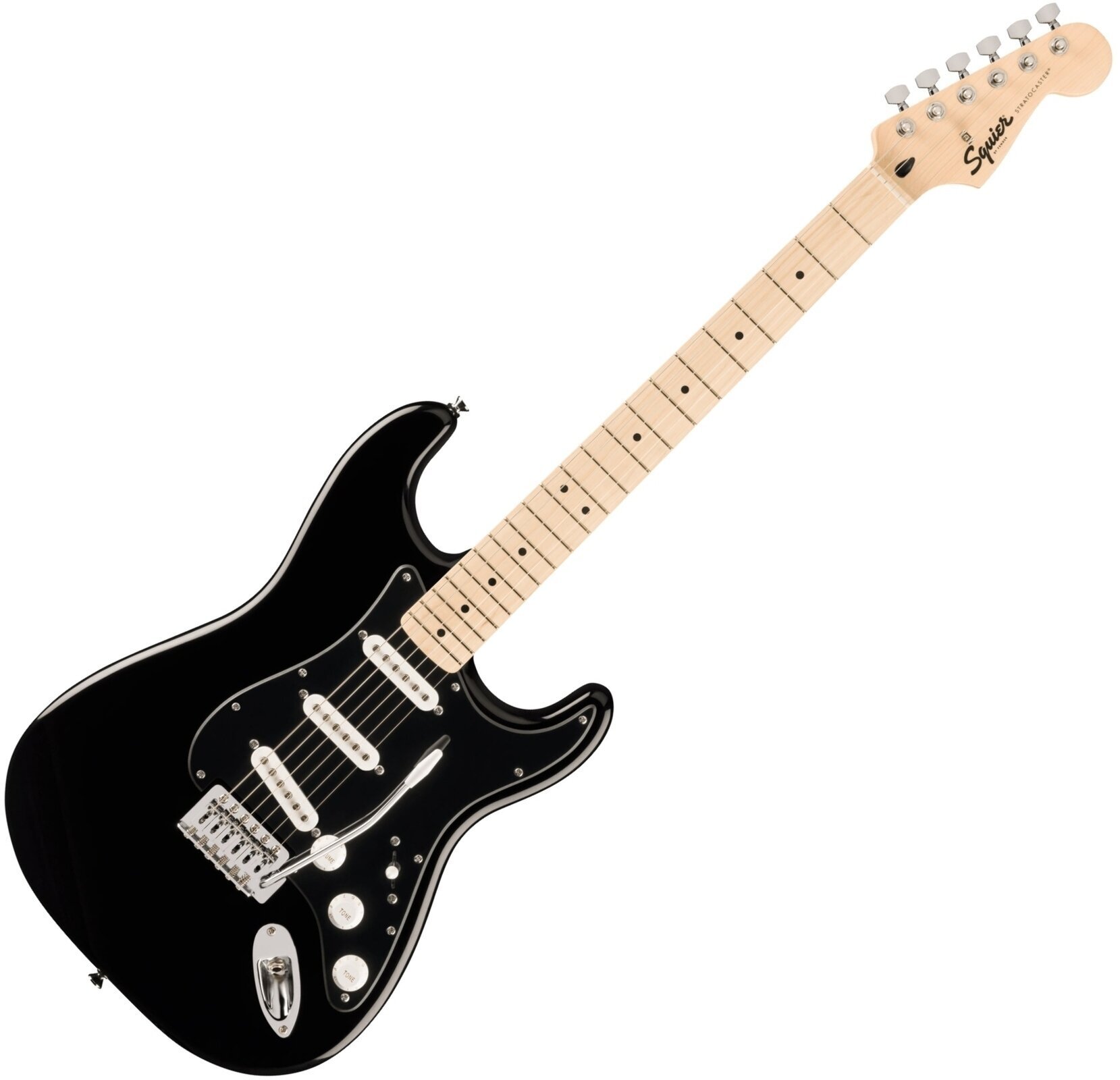 Electric guitar Fender Squier FSR Limited Edition Sonic Stratocaster Black Electric guitar