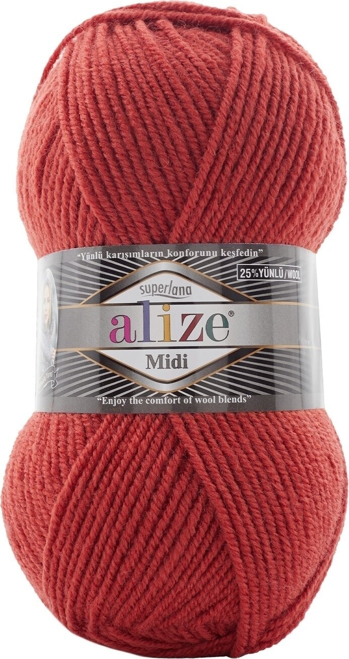 Fil à tricoter Alize Superlana Midi 456 Fil à tricoter