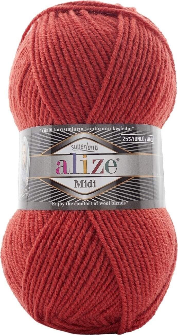 Knitting Yarn Alize Superlana Midi 456