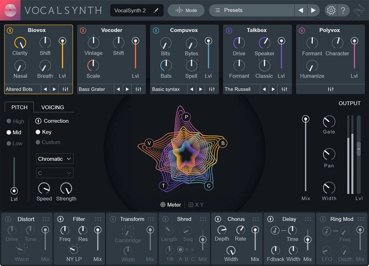 Programski FX procesor z vtičnikom iZotope VocalSynth 2 (Digitalni izdelek)