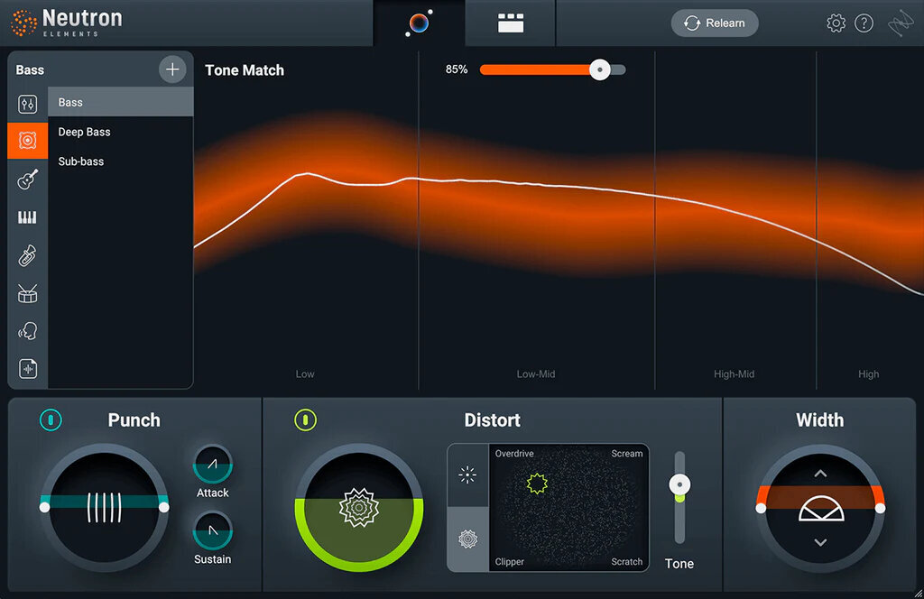 Studio software plug-in effect iZotope Neutron Elements (v4) (Digitaal product)
