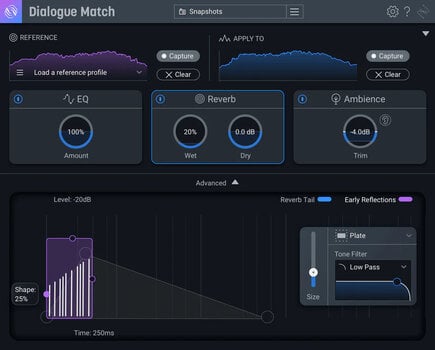 Studio software plug-in effect iZotope Dialogue Match EDU (Digitaal product) - 1