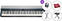 Digitralni koncertni pianino Kurzweil Ka P1 Black SET Digitralni koncertni pianino