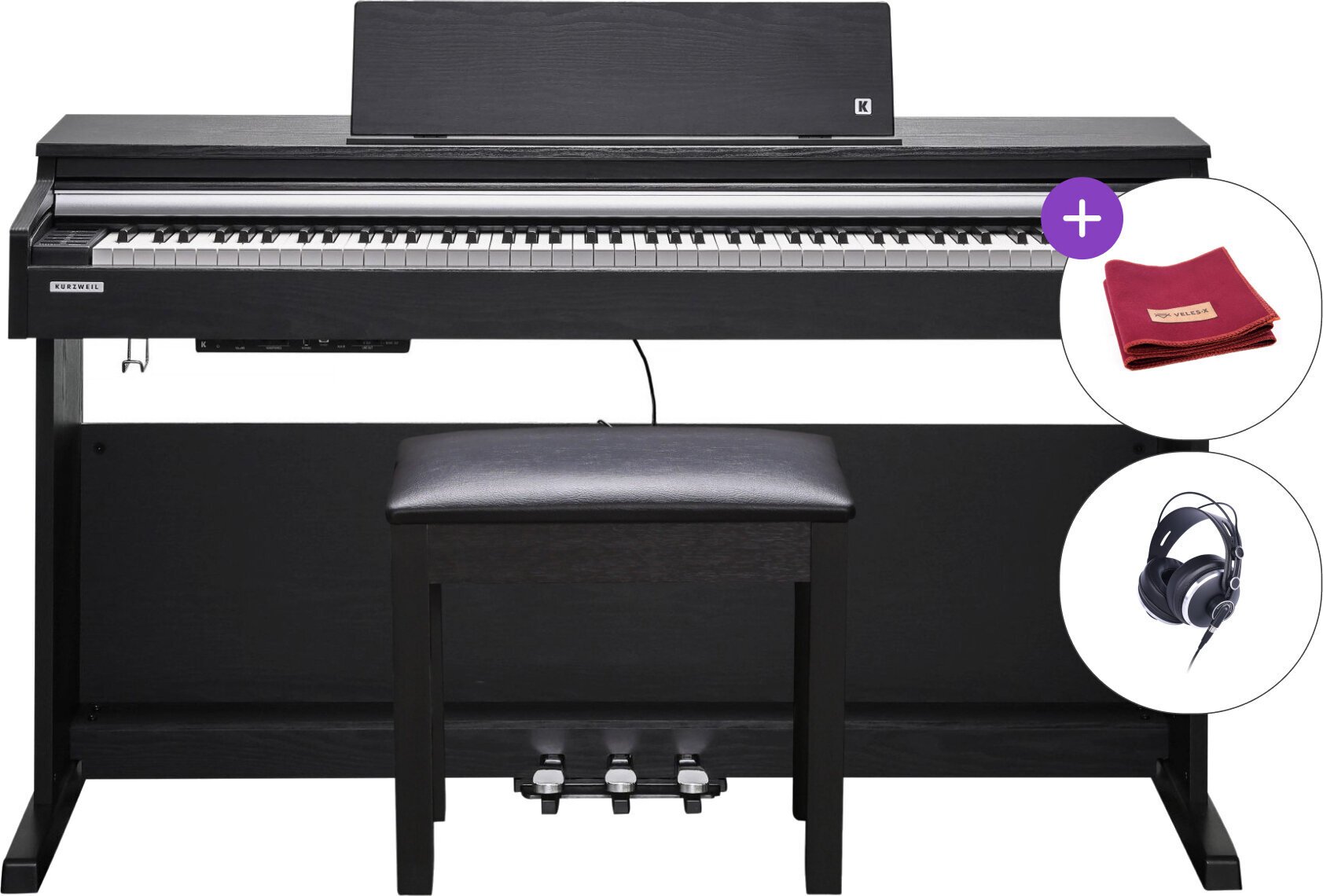 Digitálne piano Kurzweil CUP M1 SET Rosewood Digitálne piano