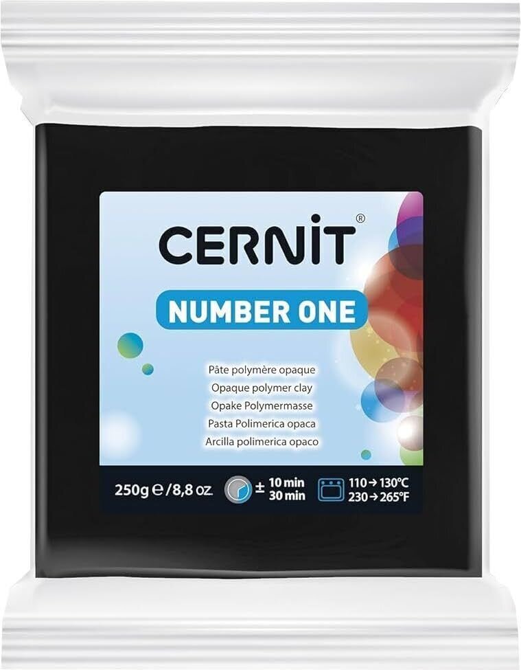 Πολυμερές υλικό Cernit Πολυμερές υλικό Black 250 g