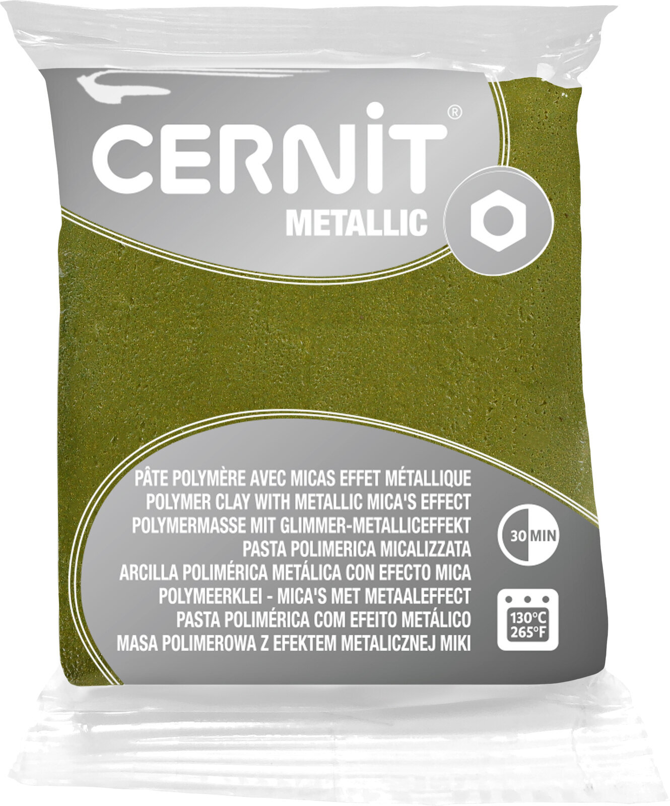 Polimerna masa Cernit Polymer Clay Metallic Polimerna masa Green Gold 56 g