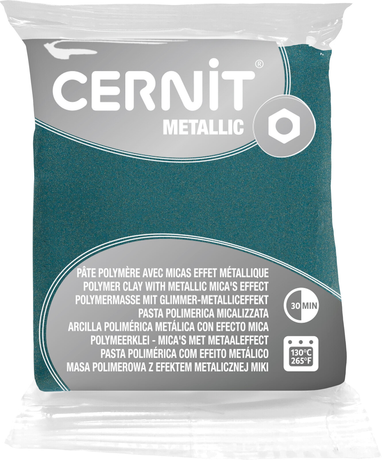 Argila de polímero Cernit Argila de polímero Turquoise Gold 56 g