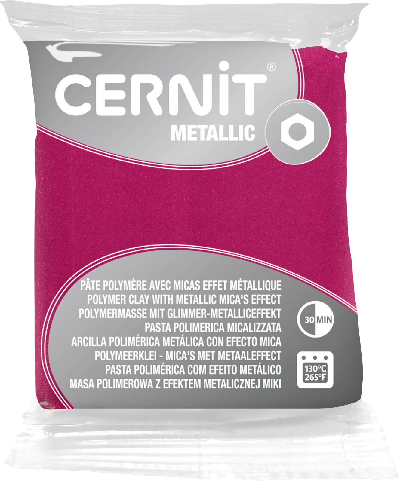 Arcilla polimérica Cernit Polymer Clay Metallic Arcilla polimérica Magenta 56 g