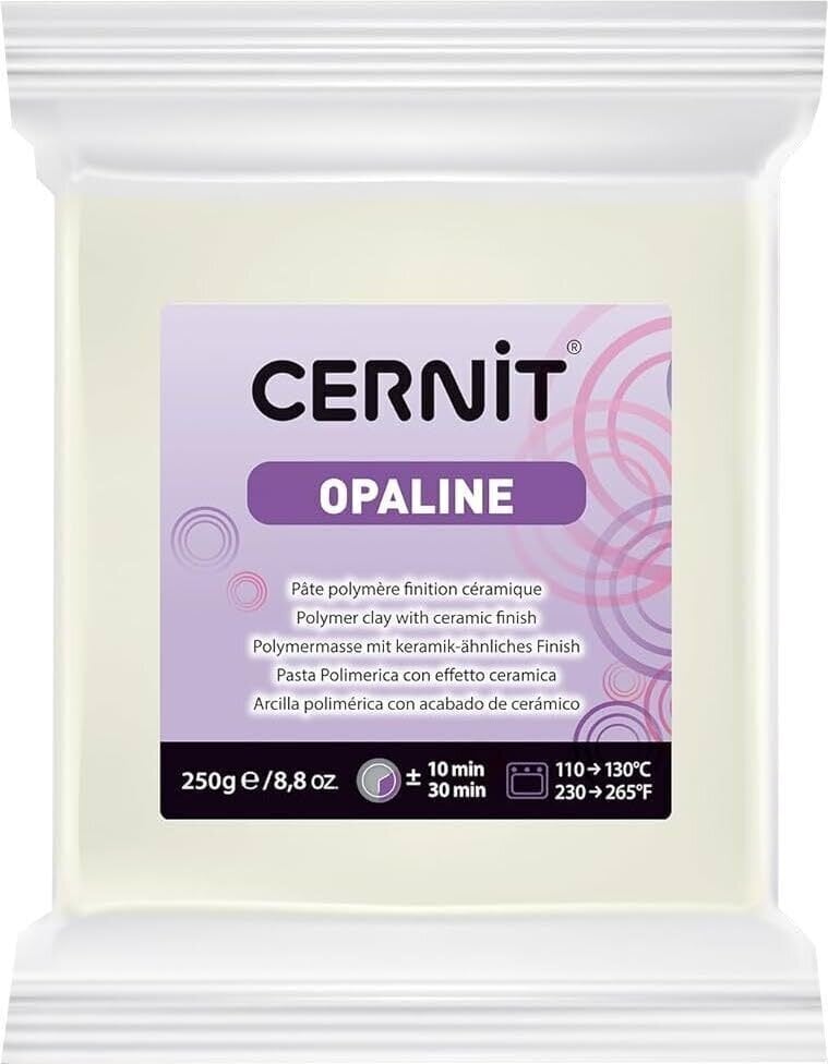 Cernit Polymer Clay Opaline Polymerová hmota White 250 g