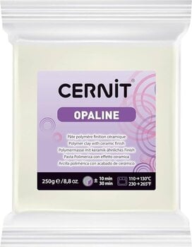 Pastă polimerică Cernit Polymer Clay Opaline Pastă polimerică White 250 g - 1
