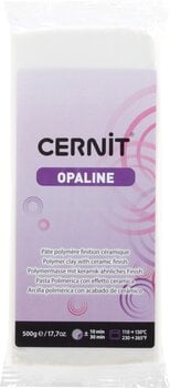 Glinka polimerowa Cernit Polymer Clay Opaline Glinka polimerowa White 500 g - 1