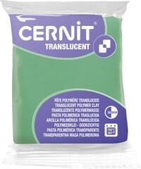 Pastă polimerică Cernit Polymer Clay Translucent Pastă polimerică Lămâie verde 56 g