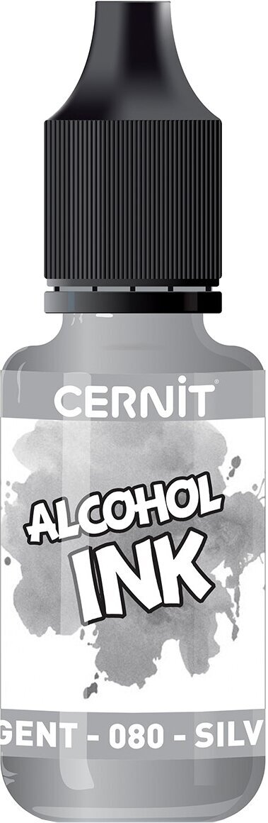 Μελάνι Cernit Alcohol Ink Ακρυλικό μελάνι Silver 20 ml 1 τεμ.