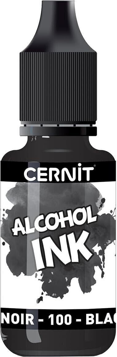 Ink Cernit Alcohol Ink Acrylic Ink 20 ml Black