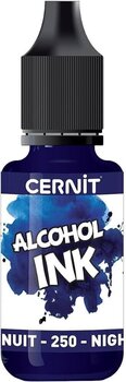 Blæk Cernit Alcohol Ink Akryl blæk 20 ml Night Blue - 1
