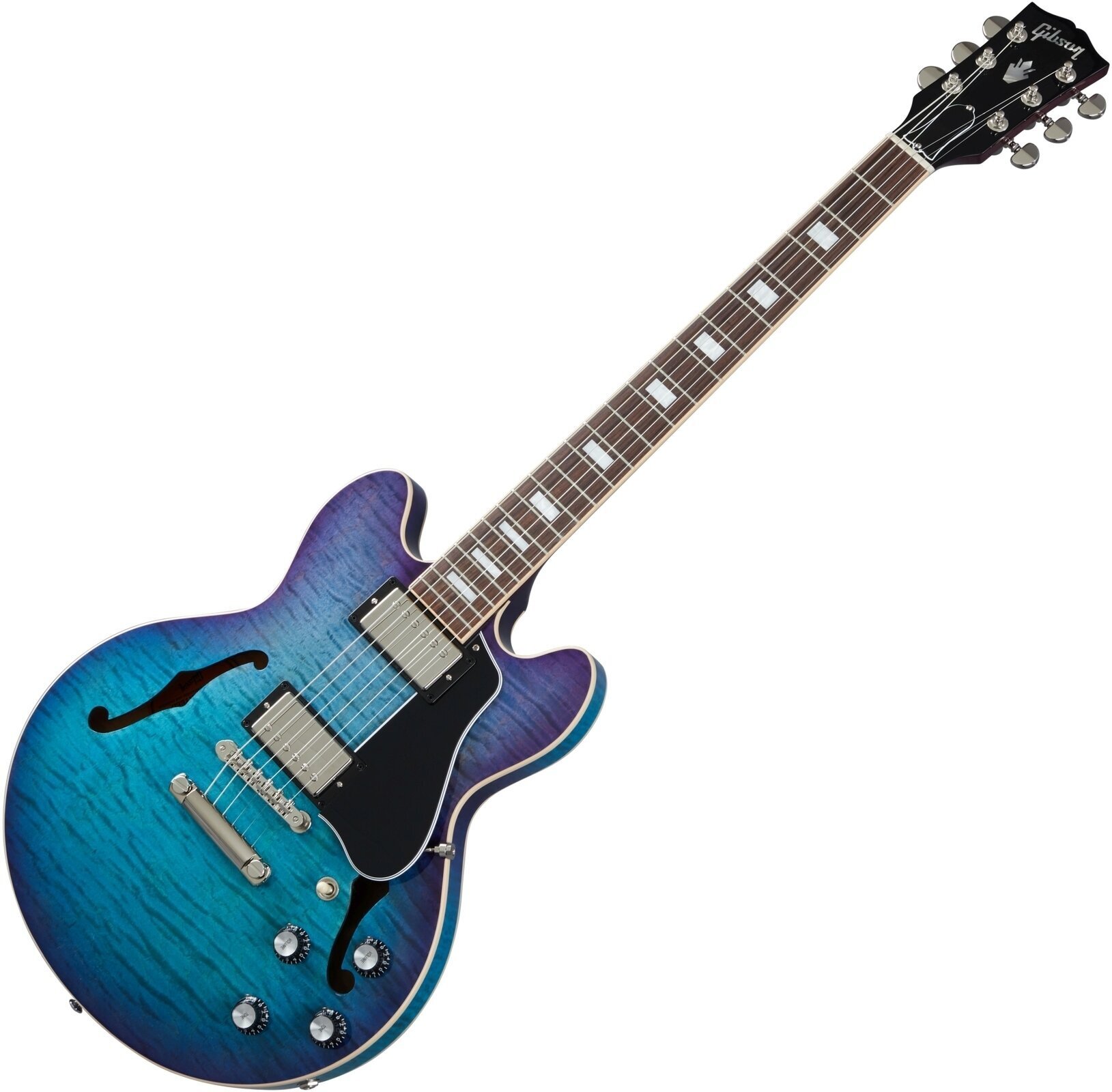Puoliakustinen kitara Gibson ES-339 Figured Blueberry Burst