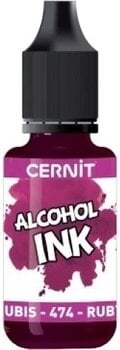 Encre Cernit Alcohol Ink Encre acrylique 20 ml Rubis - 1