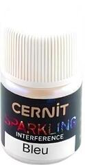 Glinka polimerowa Cernit Sparkling Colored Powder Glinka polimerowa Blue Interference 5 g