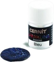 Pastă polimerică Cernit Sparkling Colored Powder Pastă polimerică Diamond Blue 5 g