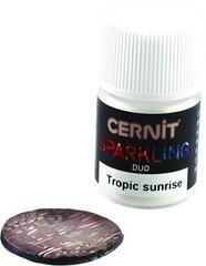 Polymer clay Cernit Sparkling Colored Powder Polymer clay Duo Tropic Sunrise 2 g