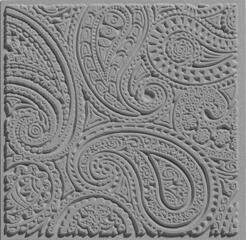 Accessories Cernit Texture Plate Paisley
