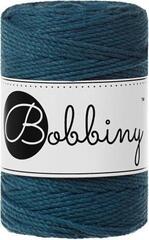 Cord Bobbiny 3PLY Macramé Rope 1,5 mm 100 m Peacock Blue Cord