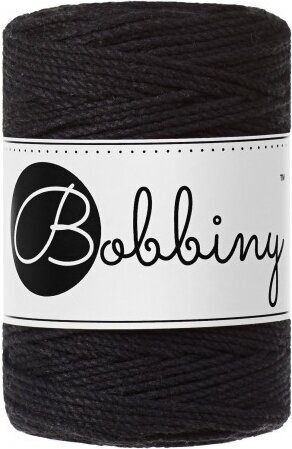 Cable Bobbiny 3PLY Macrame Rope 1,5 mm Black Cable