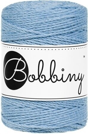 Cordon Bobbiny 3PLY Macrame Rope 1,5 mm Perfect Blue Cordon