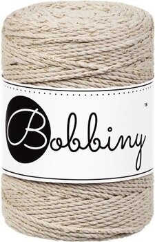 Cord Bobbiny 3PLY Macrame Rope Cord 1,5 mm Golden Beige - 1