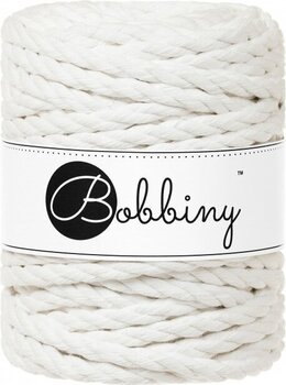 Snor Bobbiny 3PLY Macrame Rope Snor 9 mm Off White - 1