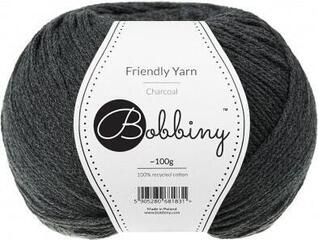 Breigaren Bobbiny Friendly Yarn Charcoal Breigaren