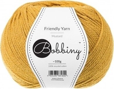 Knitting Yarn Bobbiny Friendly Yarn Mustard