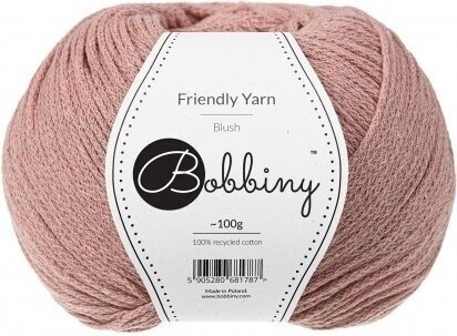 Fios para tricotar Bobbiny Friendly Yarn Blush - 1