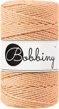 Cable Bobbiny 3PLY Macrame Rope 3 mm 100 m Peach Fuzz Cable - 1