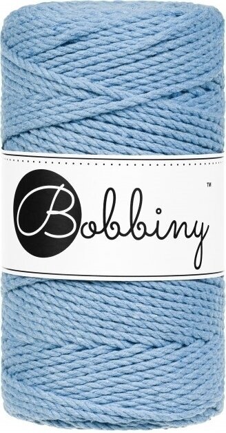 Cord Bobbiny 3PLY Macrame Rope 3 mm 100 m Perfect Blue Cord