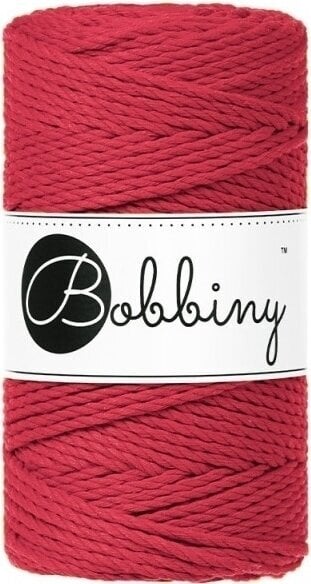 Snor Bobbiny 3PLY Macrame Rope Snor 3 mm Classic Red
