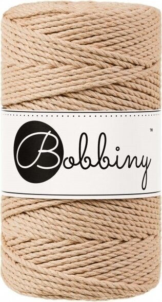Cordon Bobbiny 3PLY Macrame Rope 3 mm Biscuit