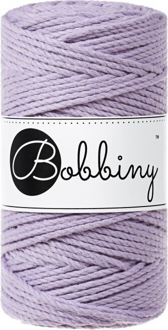 Snor Bobbiny 3PLY Macrame Rope 3 mm Lavender
