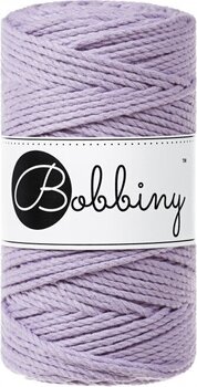 Snor Bobbiny 3PLY Macrame Rope 3 mm Lavender - 1